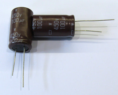 Electrolytic Capacitor 100uF 450V 18 x 32mm
