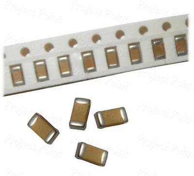 1206 SMT Multilayer Capacitors, pack of 25 pieces, high-quality chip capacitors suitable for hand soldering, from Enigma Component Shop Ltd.