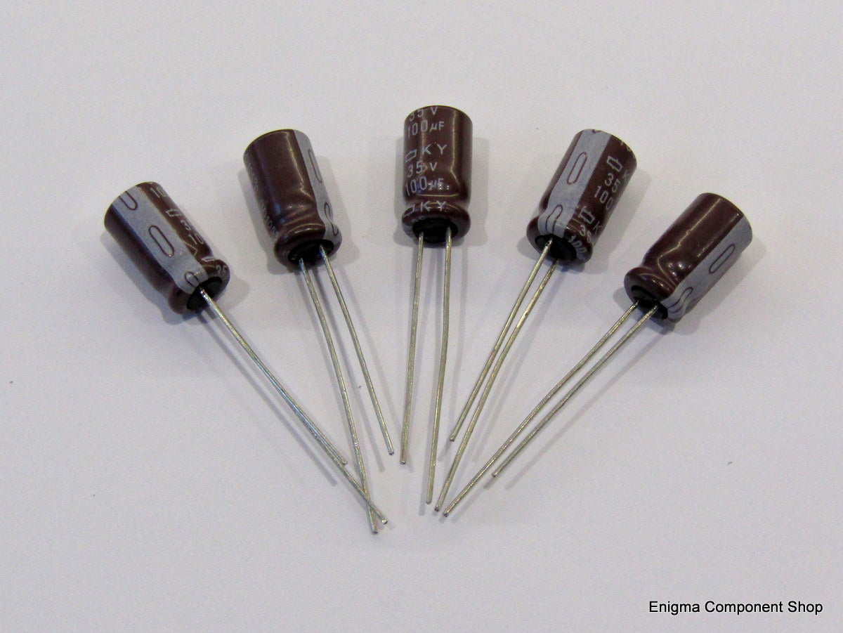 United Chemi-con Low ESR 100uF 16V Elektrolytkondensator (5 Stück)
