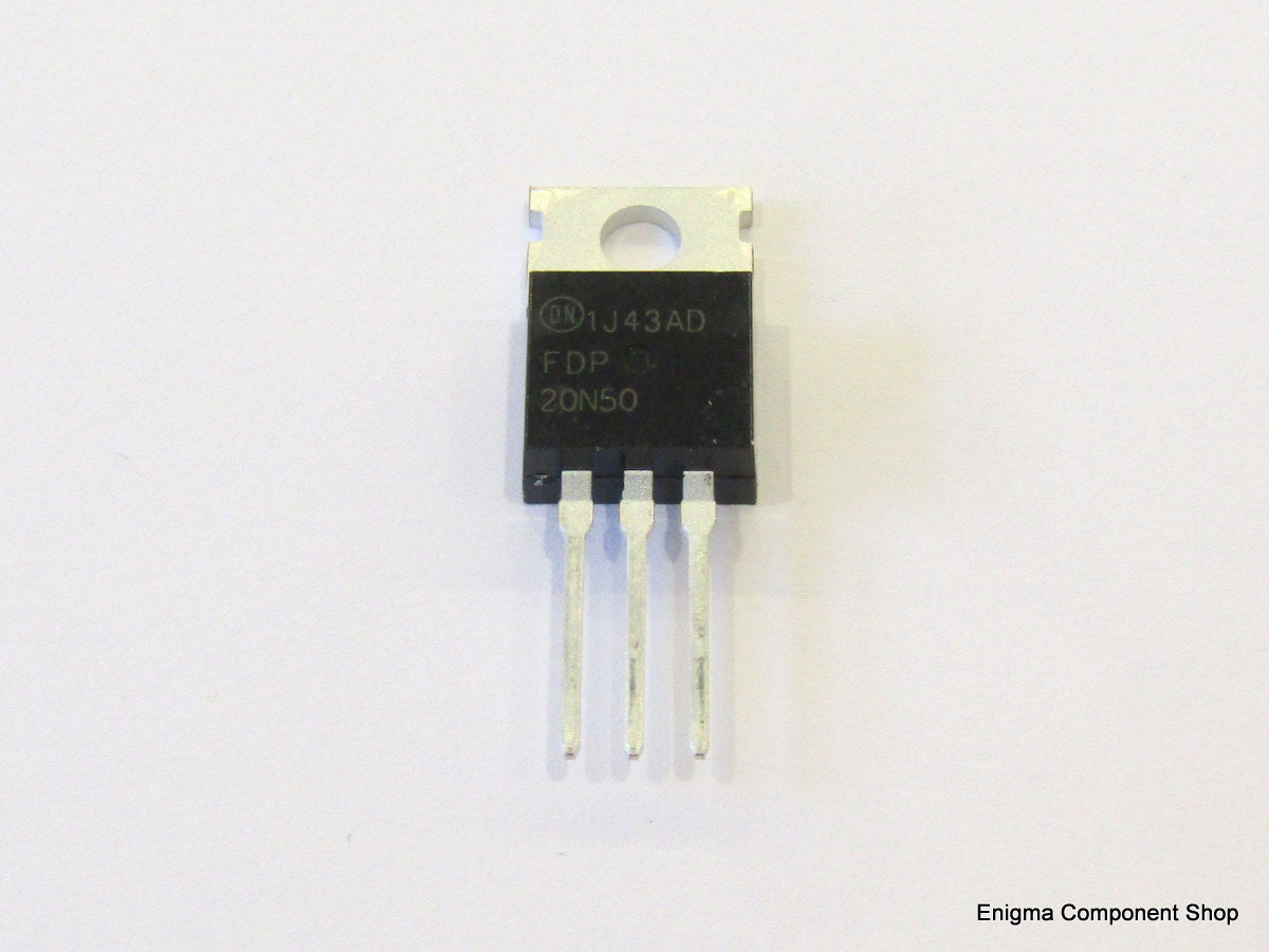 FDP20N50 500V, 20A, N-Channel Power Mosfet