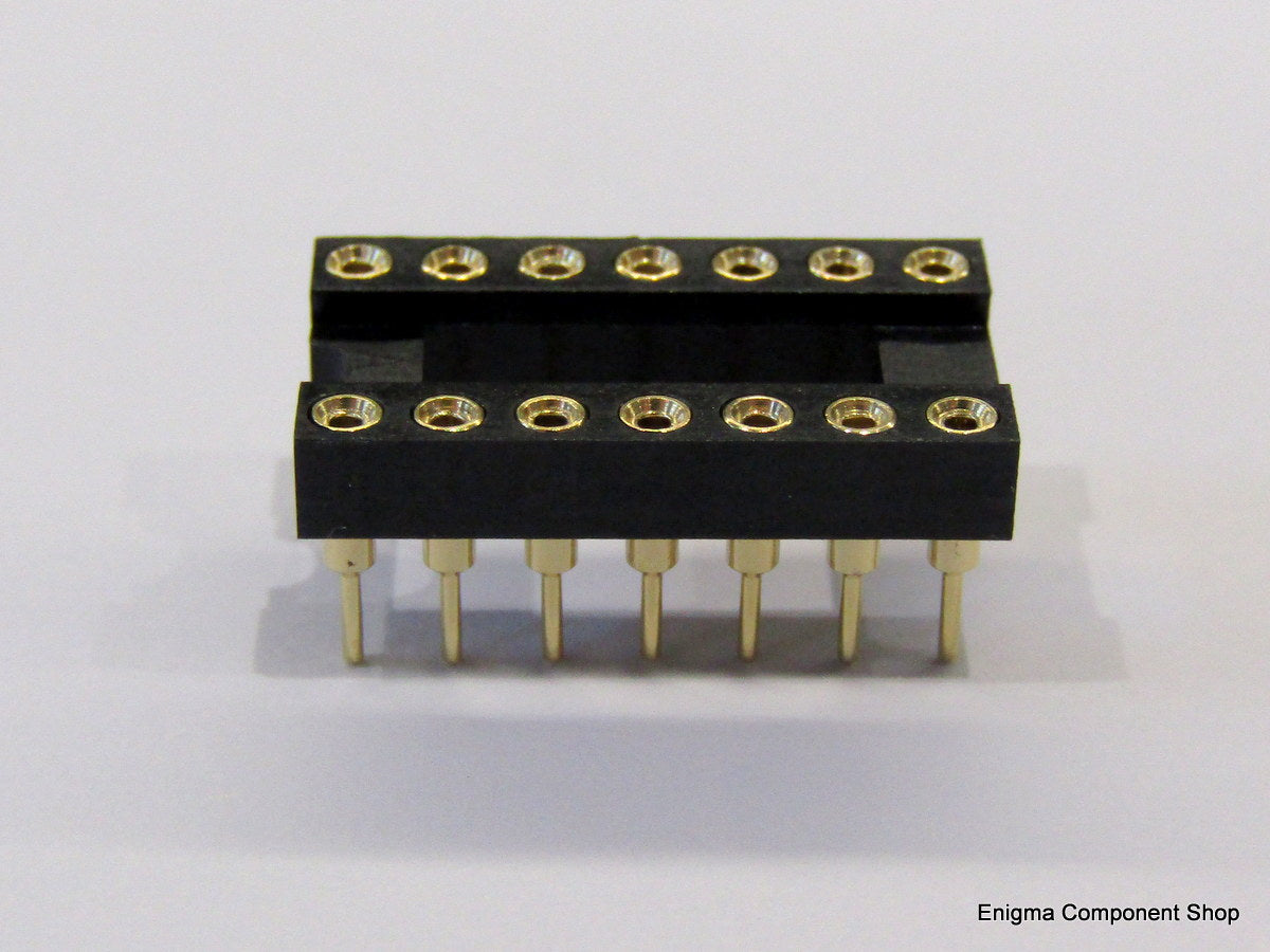 Nextron Turned Pin Gold Plated DIL Sockets