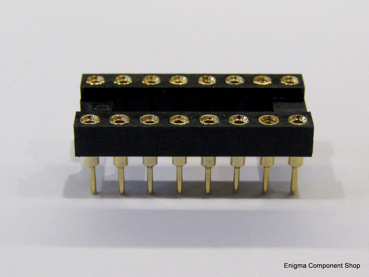Nextron Turned Pin Gold Plated DIL Sockets