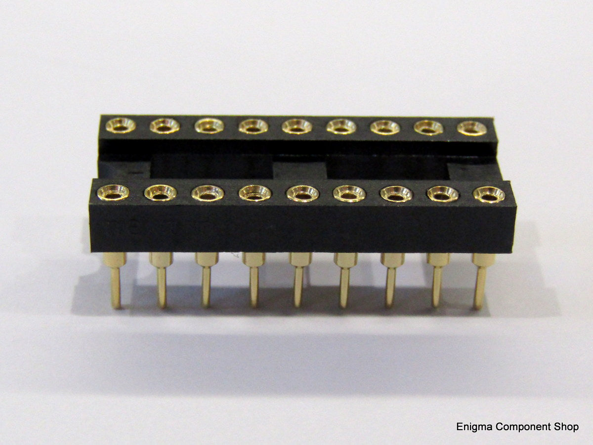 Nextron Turned Pin Gold Plated DIL Sockets