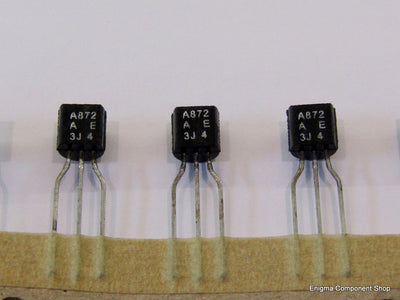 Hitachi 2SA872AE 2SC1775AE 2SC1775AC low noise audio transistors in TO-92 package, rated to 120V at 300mW, ideal for audio applications, featuring guaranteed gain of 400-800.