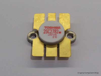 Toshiba 2SC2782 NPN 80W VHF RF Power Transistor for high-frequency applications at 175MHz, showcasing its robust design and reliability.