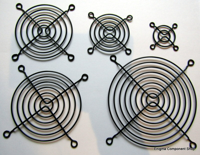 Black Axial Fan Guards