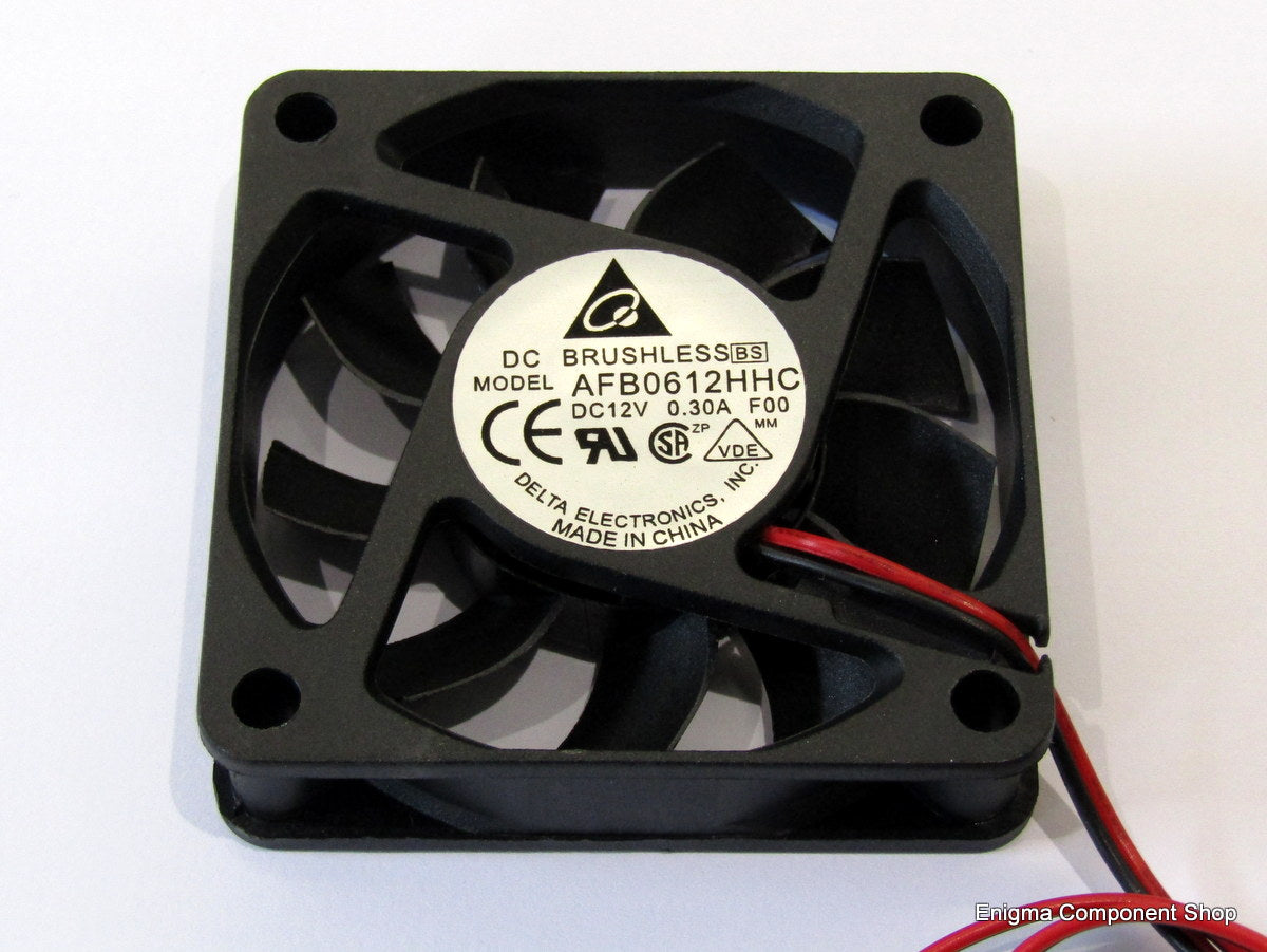 Delta AFB0612HHC 60x15mm Dual Ball Bearing 12V Fan