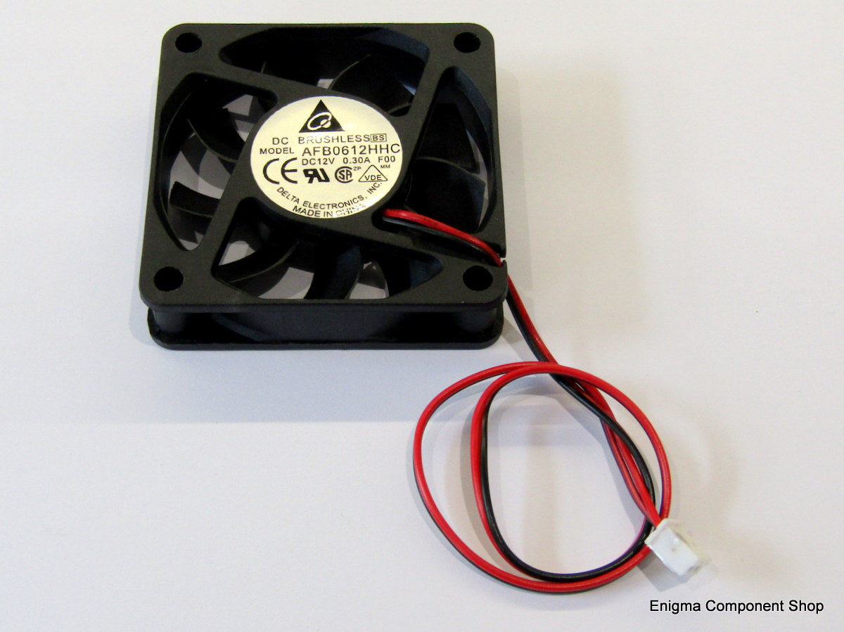 thumbnail image 2 of Delta AFB0412HHB 40mm X 15mm 12V DC Dual Ball Bearing Fan, 2-Wire Bare Leads, 8300 RPM 2 of 5
