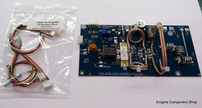 Amateur Radio 2m High Power 300W Amplifier v2 Assembled PCB showcasing its high-quality components and compact design, suitable for FM and SSB applications.