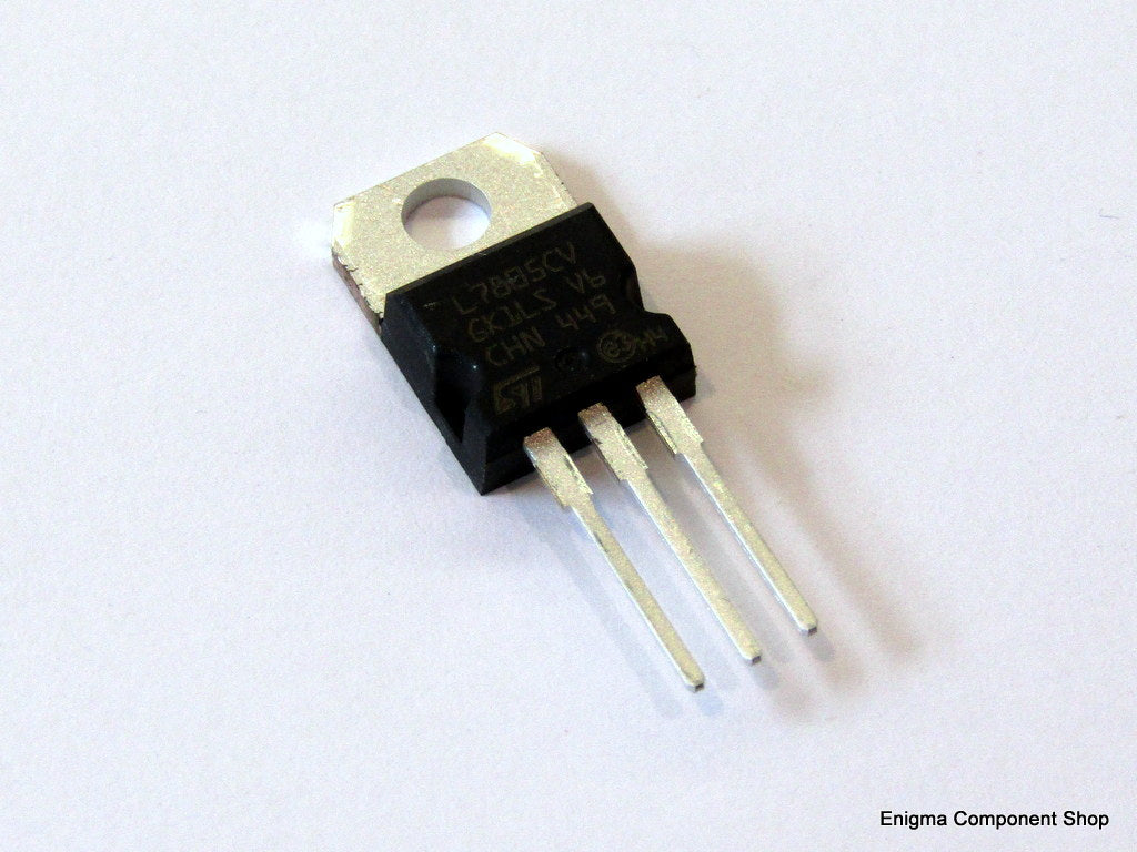 7805 5V 1,5A Linearer Spannungsregler – Enigma Component Shop Ltd.