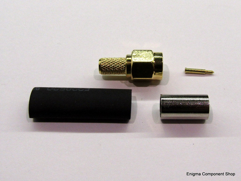 SMA-Stecker für RG142-Koaxialkabel