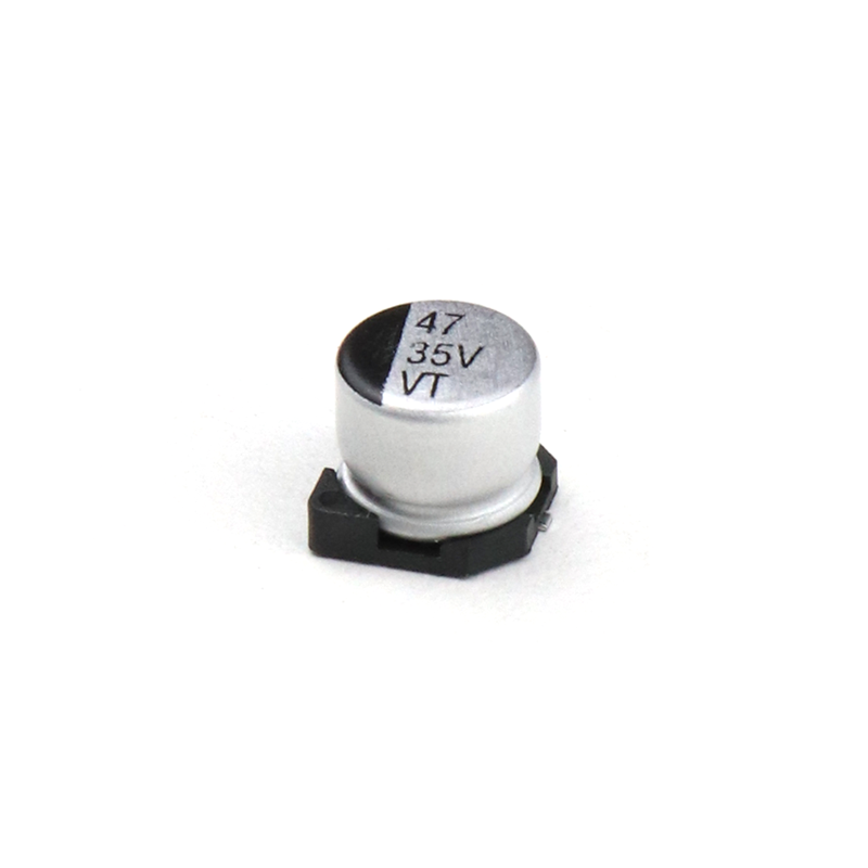 Condensateurs électrolytiques SMT 47 uF, 35 V, haute température. 