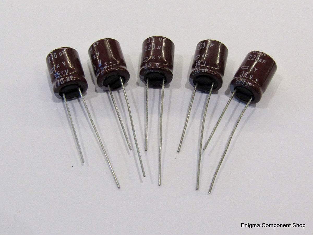 United Chemi-con Low ESR 100uF 16V Elektrolytkondensator (5 Stück)