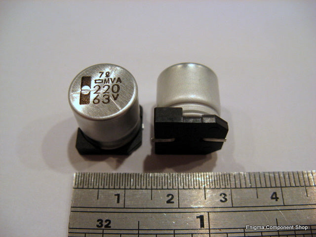 SMT Electrolytic Capacitors 10uF, 35V, High Temperature, Case B