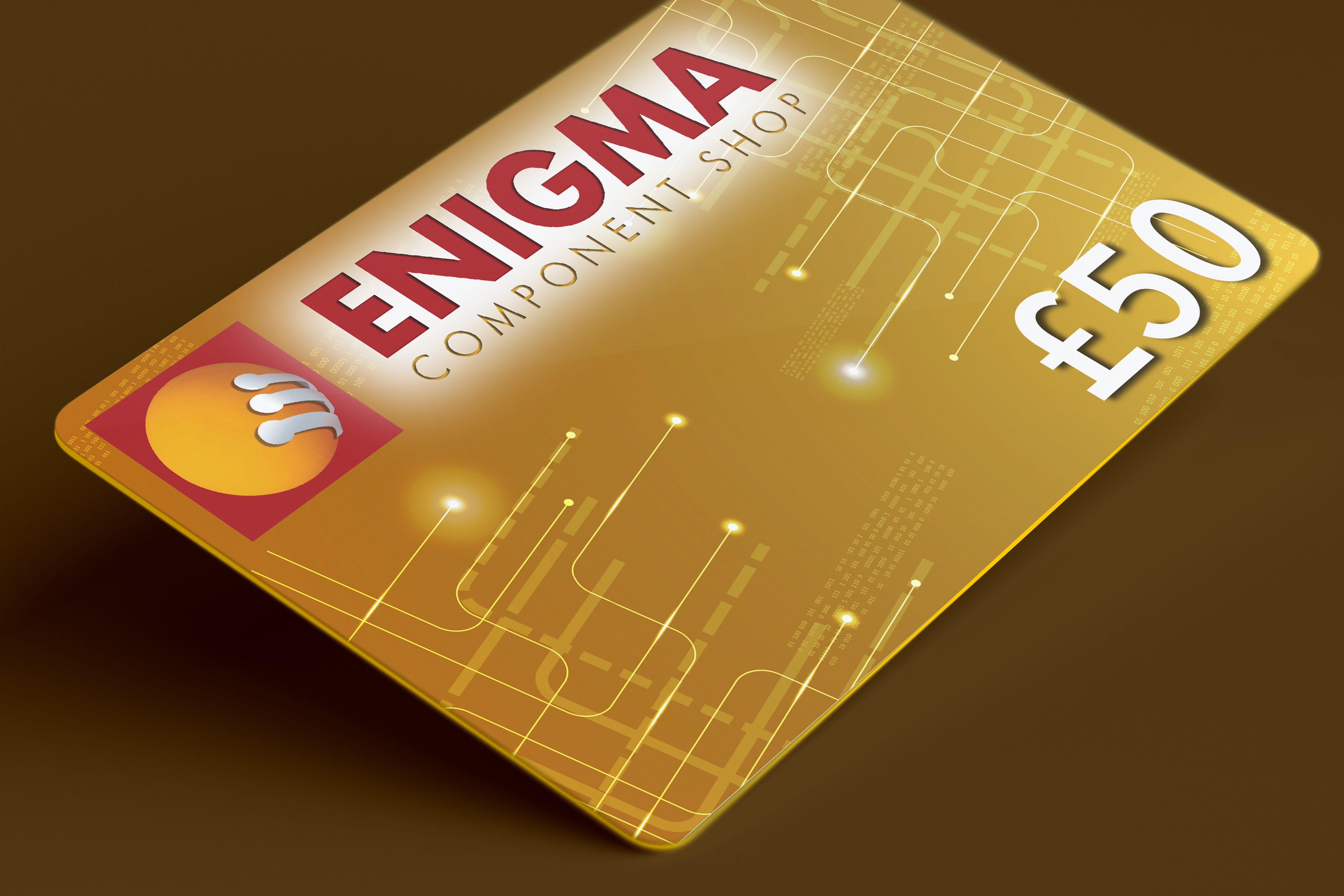 Enigma Shop Gift Card - £50 | Enigma Component Shop Ltd