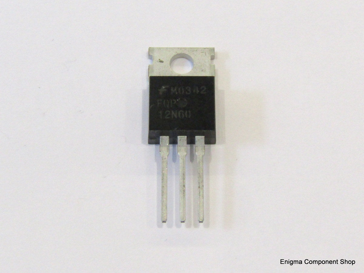 Fairchild FQP12N60 600V 10.5A N-Channel Power Mosfet Transistor