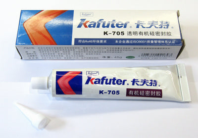 Kafuter K-705 Clear Silicone Rubber RTV Adhesive