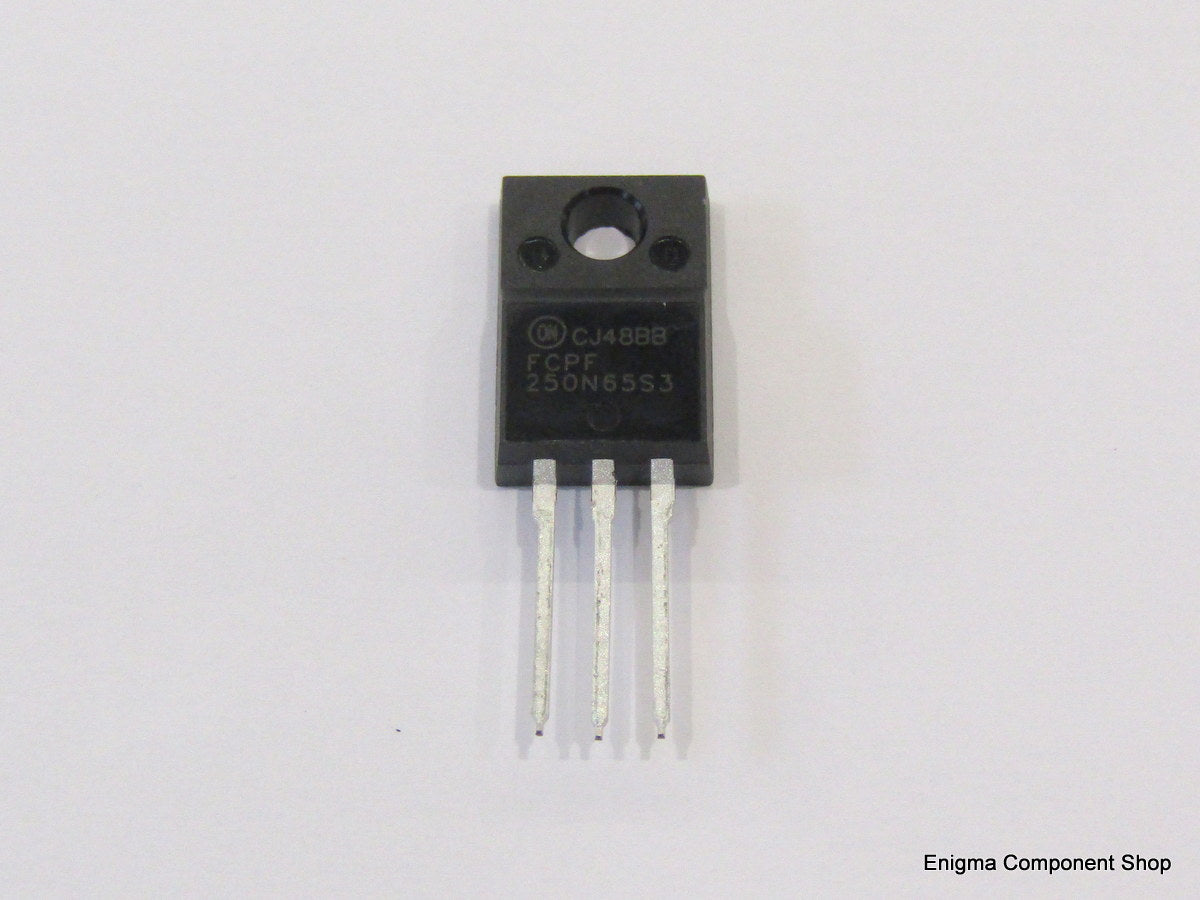 ON Semi FCPF250N65S3 650V, 12A, N-Channel Power Mosfet