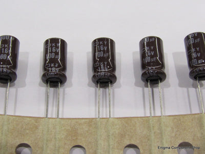 United Chemi-con Low ESR 100uF 16V Elektrolytkondensator (5 Stück)