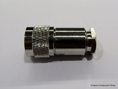 N-type Male Compression plug for RG58 / RG223