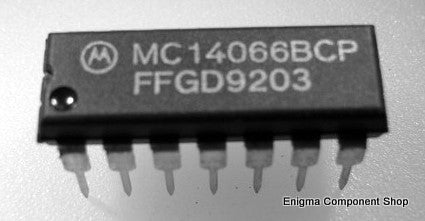 Commutateur analogique quadruple MC14066BCP