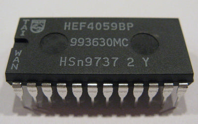 Philips HEF4059B CMOS Programmable Divider IC