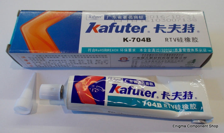Kafuter K-704B Black Silicone Rubber RTV Adhesive – Enigma Component ...