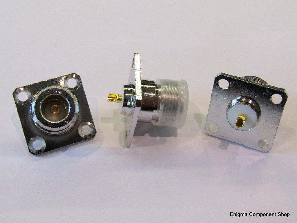 N-type Panel Socket with Solder Bucket | Enigma Component Shop Ltd