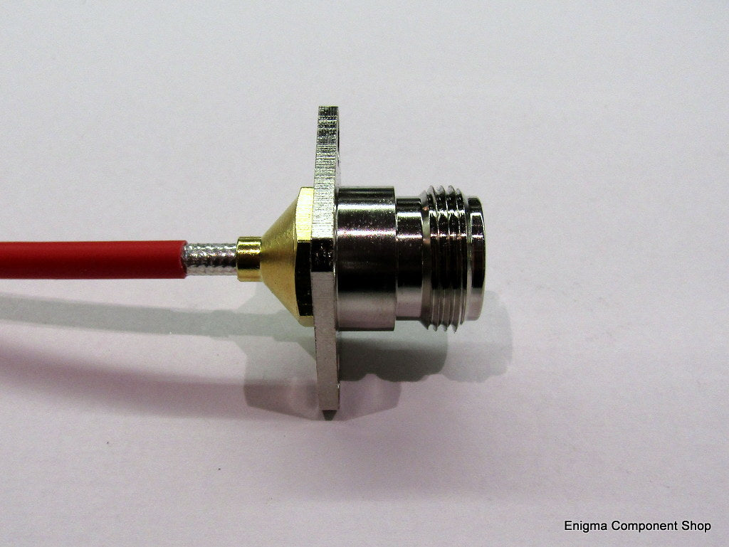 N-type Panel Socket for SM141 Size Coax | Enigma Component Shop Ltd
