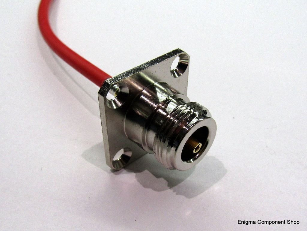 N-type Panel Socket for SM141 Size Coax | Enigma Component Shop Ltd