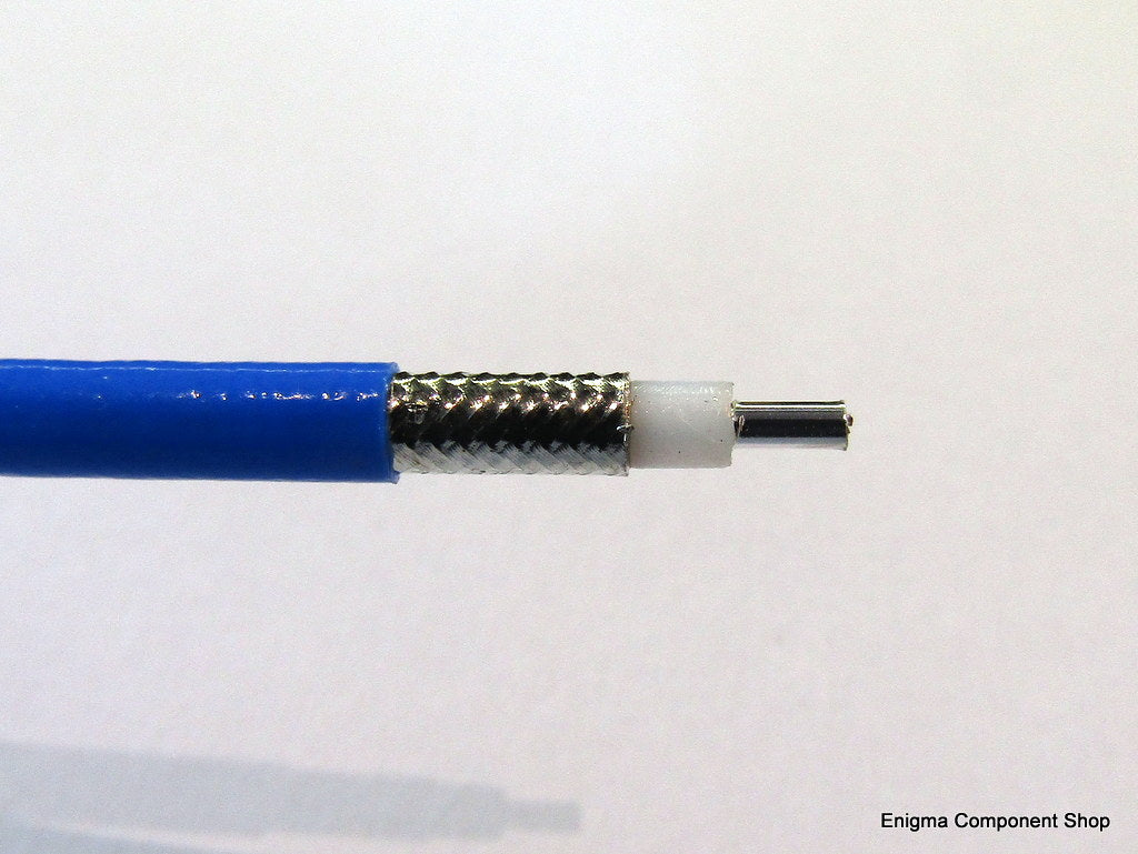 SM141 Hand Formable 25 Ohm Coaxial Cable – Enigma Component Shop Ltd.