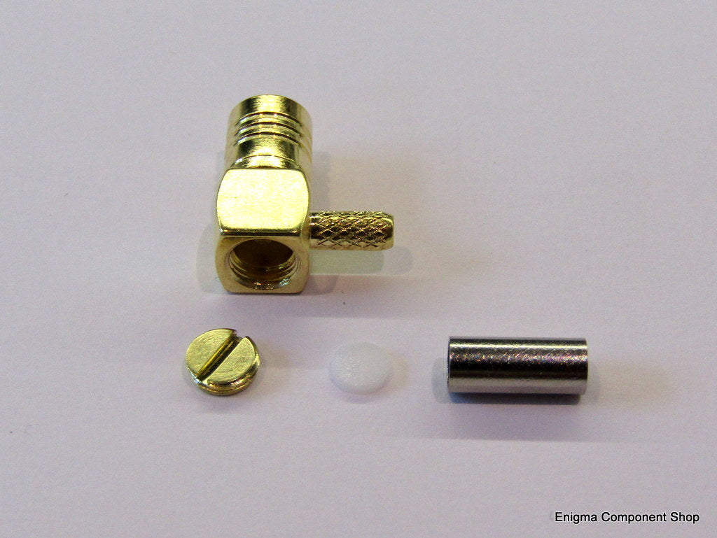 Right Angle SMB Connector for RG316 Coaxial Cables